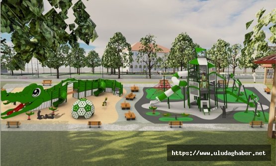 Kestel'in simgesi Aile Parkı yeni yüzüyle Millet Bahçesi'ne dönüşüyor