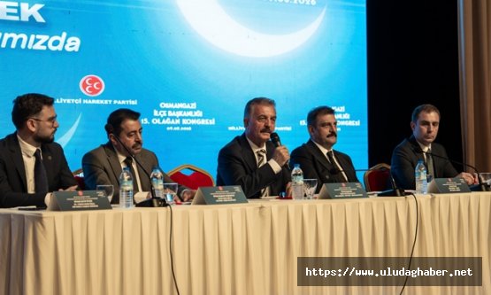 MHP Osmangazi'de bayrak değişimi: Yeni başkan Serdar Burulday oldu