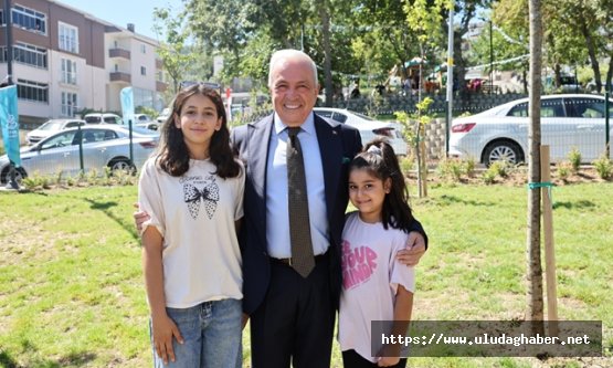 Nilüfer'de 3 bin 424 metrekarelik Mehmetçik Parkı törenle hizmete açıldı