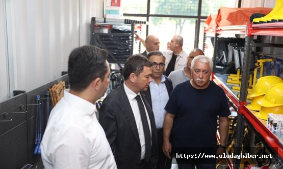 Osmangazi afetlere karşı teknolojiyle donanıyor: Başkan Aydın müdahale sistemlerini test etti