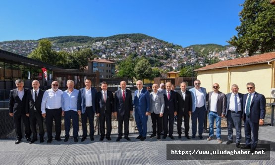 Osmangazi'de Yaşar Kemal Medeniyetler Kütüphanesi KKTC Cumhurbaşkanı Tatar'ın katılımıyla açıldı