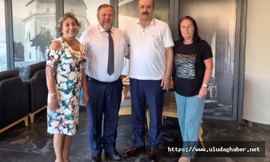 TÜED Uludağ Şubesi'nden Faruk Çelik'e ziyaret: 'Artık bıçak kemiği parçaladı!'