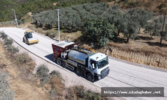 Bursa Büyükşehir'den Kestel'e ulaşım neşteri: 4 mahallenin yolu yenilendi, genişlik 10 metreye çıkarıldı