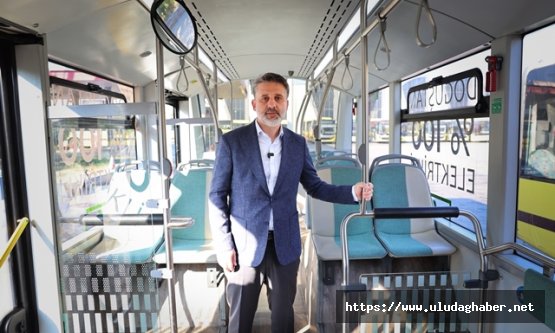 Bursa'da toplu ulaşımda devrim: Elektrikli otobüs dönüşümü hızlandı, 2027'de filo 54 araca ulaşacak