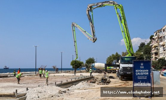 Gemlik Manastır Sahil Yolu yenileniyor: Bursa Büyükşehir'den dev vizyon proje