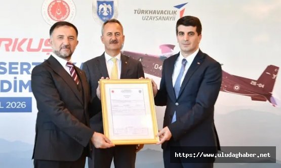 Savunma Sanayii Başkanı Prof. Dr. Haluk Görgün duyurdu: HÜRKUŞ-II'ye Türkiye'nin ilk Askeri Tip Sertifikası verildi