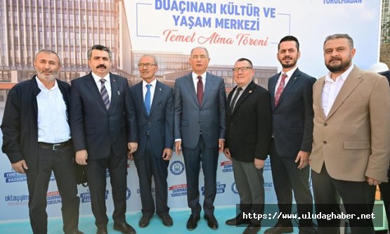 Yıldırım'a 2 milyar liralık dev vizyon proje: Duaçınarı Kültür ve Yaşam Merkezi'nin temeli atıldı