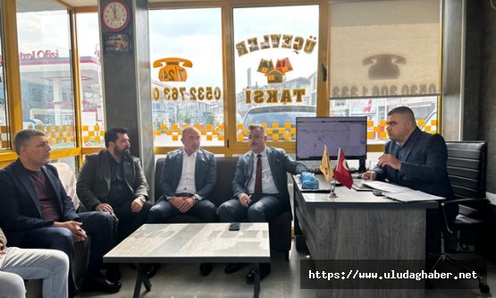 Anahtar Parti'den Bursa Şoförler Odası'na ziyaret: 'Korsan taşımacılığa karşı etkin denetim şart'