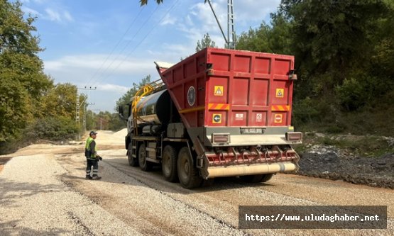 Bursa Büyükşehir'den Osmangazi'ye ulaşım neşteri: 3 mahallede 10 kilometrelik yol yenilendi!