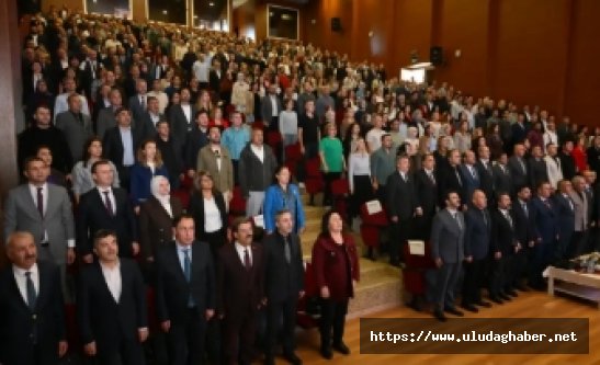 Bursa'da 'Ortak Yazılı Sınav Sistemi' bilgilendirme toplantısı: Türkiye Yüzyılı Maarif Modeli masaya yatırıldı