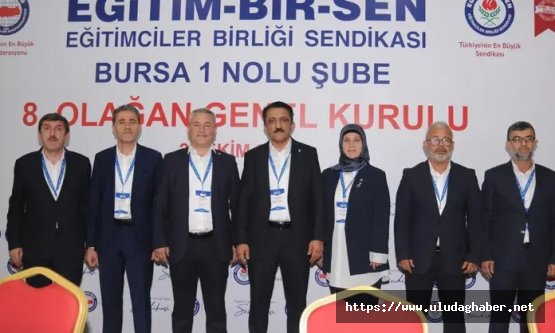 Eğitim-Bir-Sen Bursa 1 Nolu Şubesinde Adil Yazıcıoğlu dönemi: 8. Olağan Genel Kurul tamamlandı