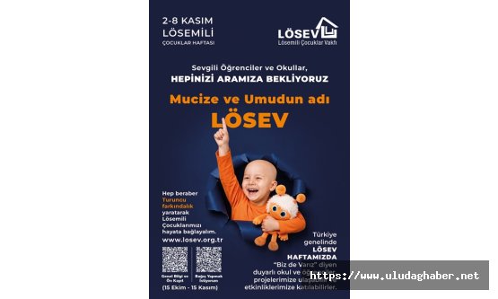 LÖSEV'den 2-8 Kasım çağrısı: Türkiye lösemili çocuklar için turuncuya boyanacak!