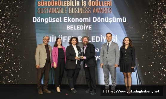 Nilüfer Belediyesi'ne Sürdürülebilir İş Ödülleri'nde büyük gurur: Çevre ve dayanışma projeleri iki ödülle taçlandı