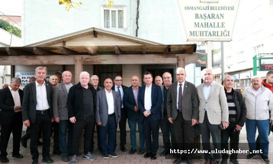 Osmangazi Belediyesi'nin ödüllü Mahalle Kahvaltıları'nda adres Başaran Mahallesi: Başkan Erkan Aydın sorunları yerinde dinledi