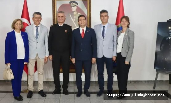 TEMAD Bursa Şubesi'nden İl Jandarma Komutanı Tümgeneral Mustafa Bakçepınar'a ziyaret
