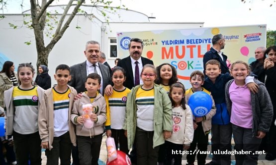 Yıldırım Belediyesi'nden çocuklara özel hamle: Ertuğrulgazi'de 'Güvenli Oyun Sokağı” açıldı