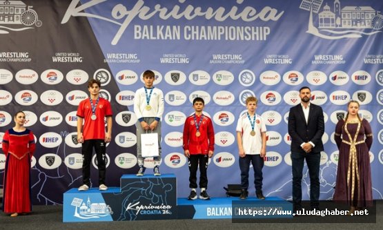 Yıldırım Belediyesporlu genç güreşçilerden uluslararası gurur: Balkan Şampiyonası'ndan altın ve bronz madalya ile döndüler