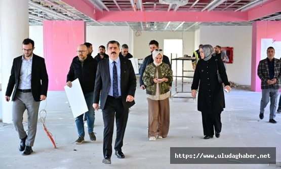 Yıldırımda Yavuzselim Kapalı Pazar Alanı ve Gençlik Merkezinde sona doğru: Çalışmaların yüzde 80#039;i tamamlandı
