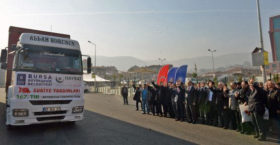 6 Tır Bayırbucak İçin Yola Çıktı!