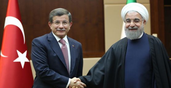 Başbakan Davutoğlu Ruhani İle Görüştü!