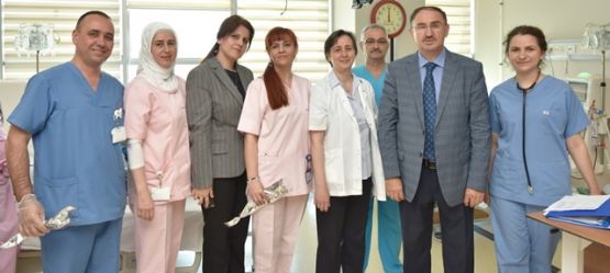 Başkan Kurtulan Beyaz Melekleri Unutmadı!