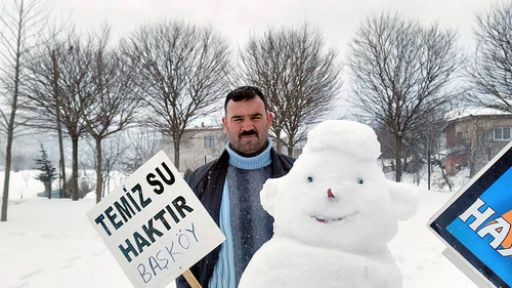 Başköy Sakinlerinden 'Temiz Su' Mesajı!