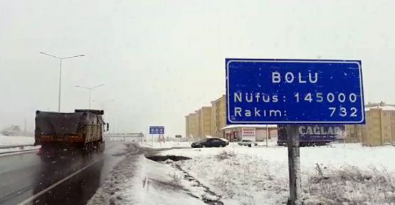 Bolu'da Kar ve Tipi!