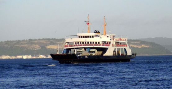 Çanakkale'de Feribot Seferleri İptal Edildi!