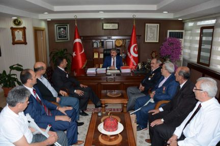 Destici Gaziler Vakfı Üyelerini Kabul Etti!