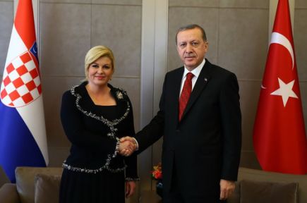 Erdoğan Hırvatistan Cumhurbaşkanı İle Görüştü!
