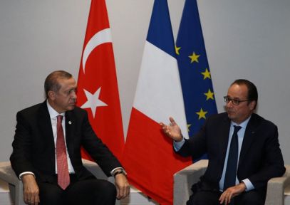 Erdoğan Hollande ile görüştü!
