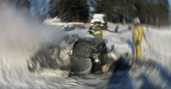 Kazakistan'da Ambulans Helikopter Düştü!