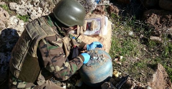 Köy Yoluna Döşenen Bombalar İmha Edildi!