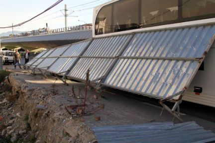 Lodos Şehri Savaş Alanına Çevirdi!