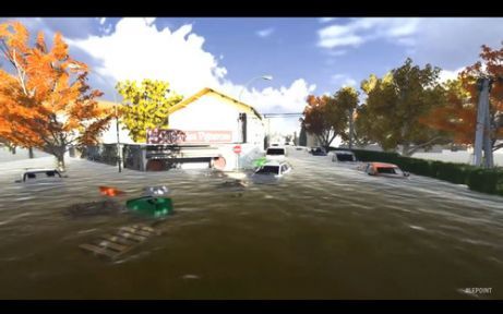 Paris'te Sel Tatbikatı!