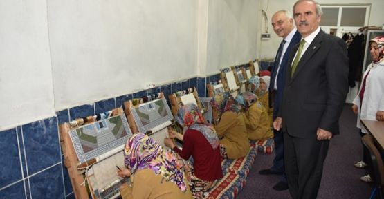 Recep Altepe'den Meslek Kurslarına Destek!