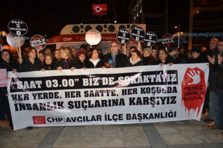 Saat 03.00'te Tecavüz Protestosu!