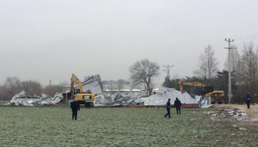 Tarım Alanlarındaki Kaçak Yapılar Yıkıldı!