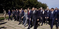 Ekrem İmamoğlu 26 ilçe belediye başkanı ile ATA'nın huzuruna çıktı