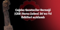 ÇGD Bursa Ödülleri Sahiplerini Buldu: Merdan Yanardağ ve TELE1'e 'Basın Dayanışma Ödülü'