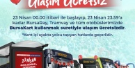 Bursa’da 23 Nisan Müjdesi: Toplu Ulaşım Ücretsiz, Etkinlikler Dolu Dizgin!