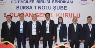 Eğitim-Bir-Sen Bursa 1 Nolu Şubesinde Adil Yazıcıoğlu dönemi: 8. Olağan Genel Kurul tamamlandı