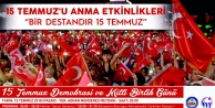 15 Temmuz şehitleri anılıyor