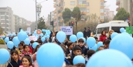 Nilüfer'de çocuklar maviye büründü