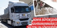 Konya Büyükşehir Kahramanmaraş'a 300 Ton Un Gönderiyor