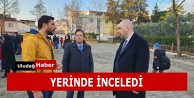 Başkan Aydın yerinde inceledi