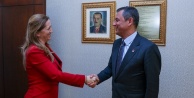 Özgür Özel, DİSK Genel Başkanı Arzu Çerkezoğlu ile Bir Araya Geldi