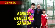 Gemlik'te özel gençler sahada