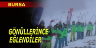 Öğrenciler kayak heyecanı yaşadılar