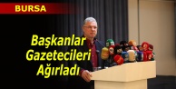 Başkanlar gazetecileri ağırladı